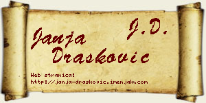 Janja Drašković vizit kartica
